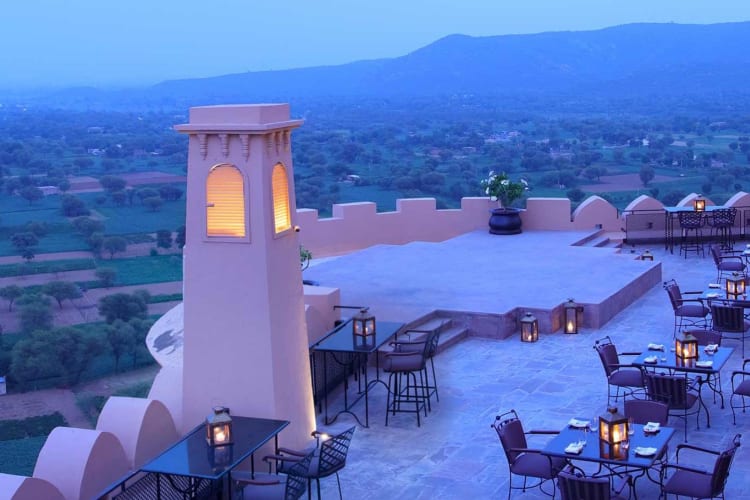 Rooftop dining